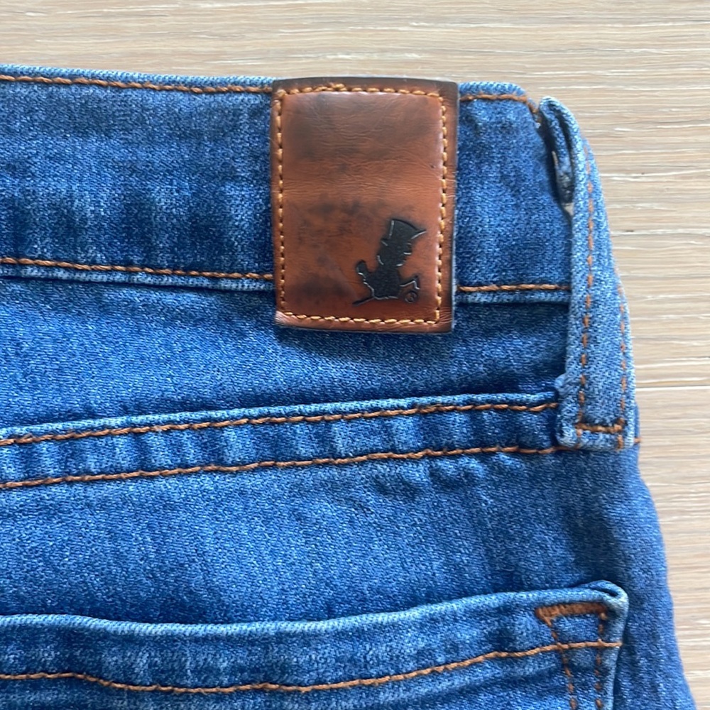 Angry Rabbit Basic Flare Jeans In Medium Blue (Eu… - image 8